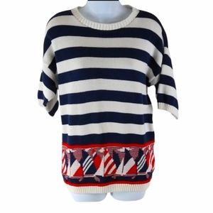 Apostrophe nautical look sweater